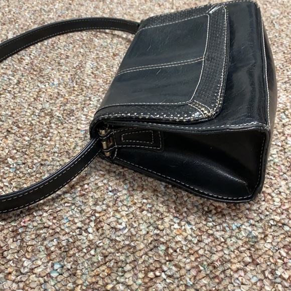 Liz Claiborne Vintage classic blk clutch purse - Picture 4 of 9